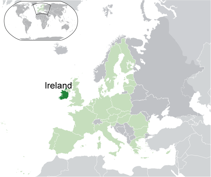 wo ist irland