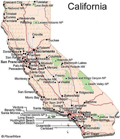 california karten