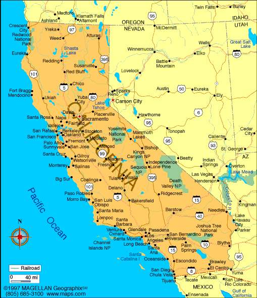 california karte
