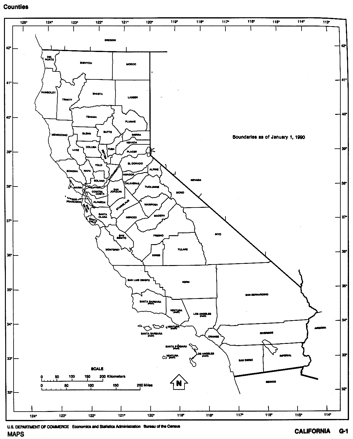 california karte 1990