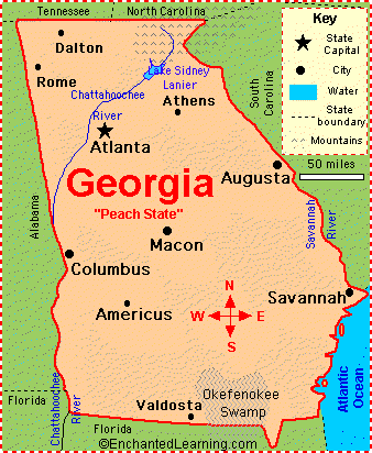 karten von georgien