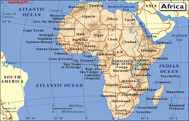 afrika karten