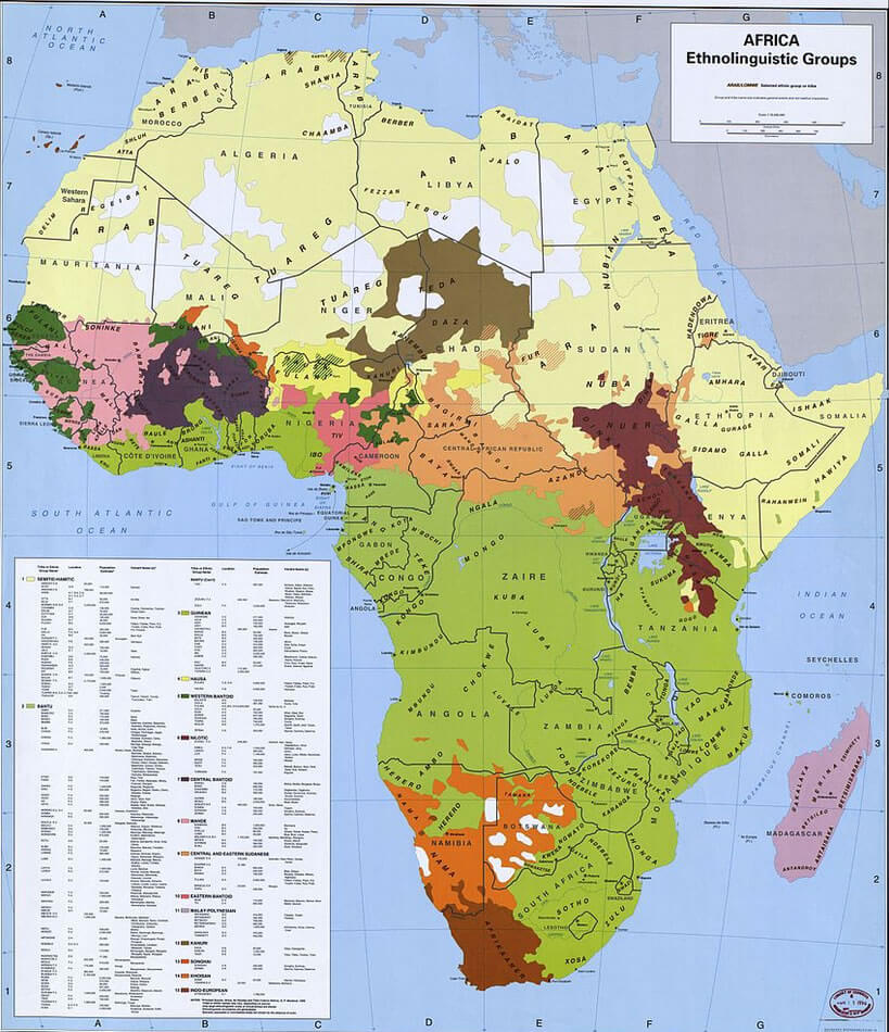 afrika ethik gruppe karte 1996