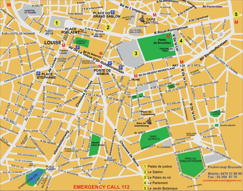 Bruxelles karte