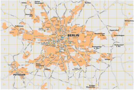 Berlin stadt karte