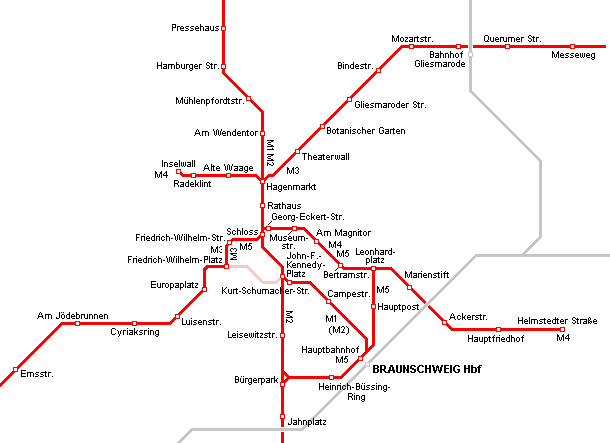braunschweig metro karte