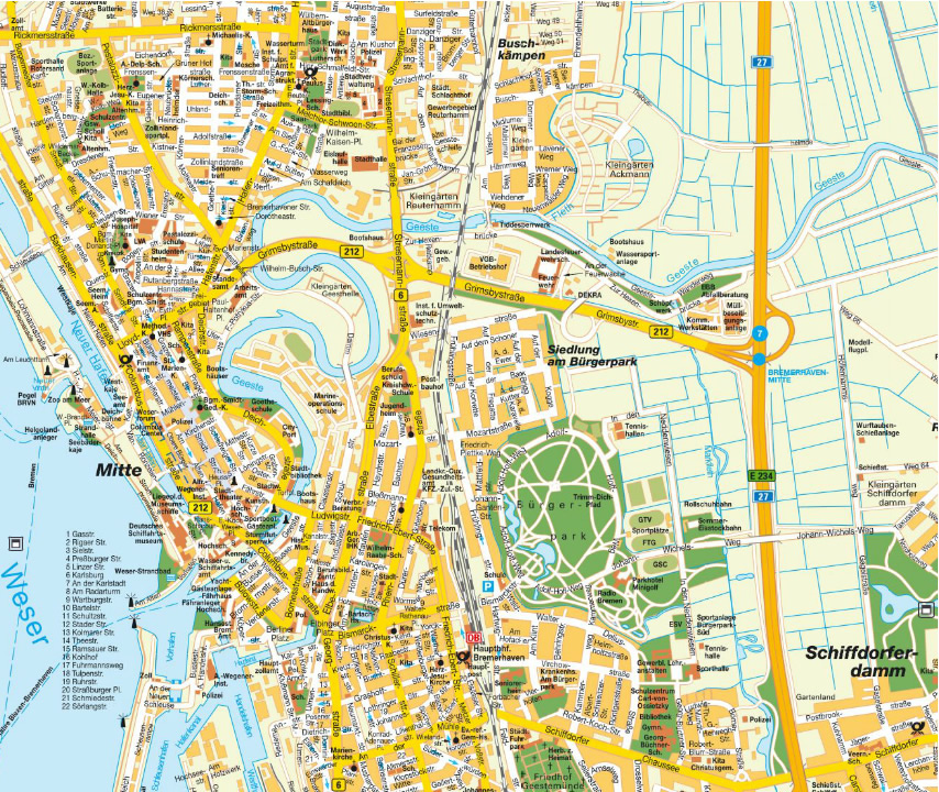 Bremerhaven karte