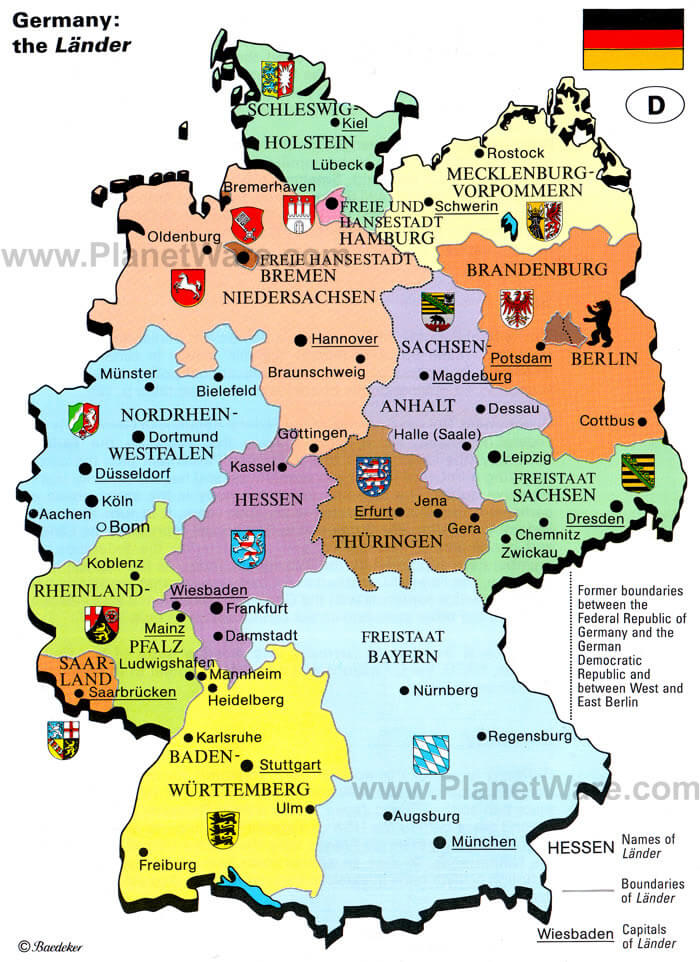 deutschland land karte