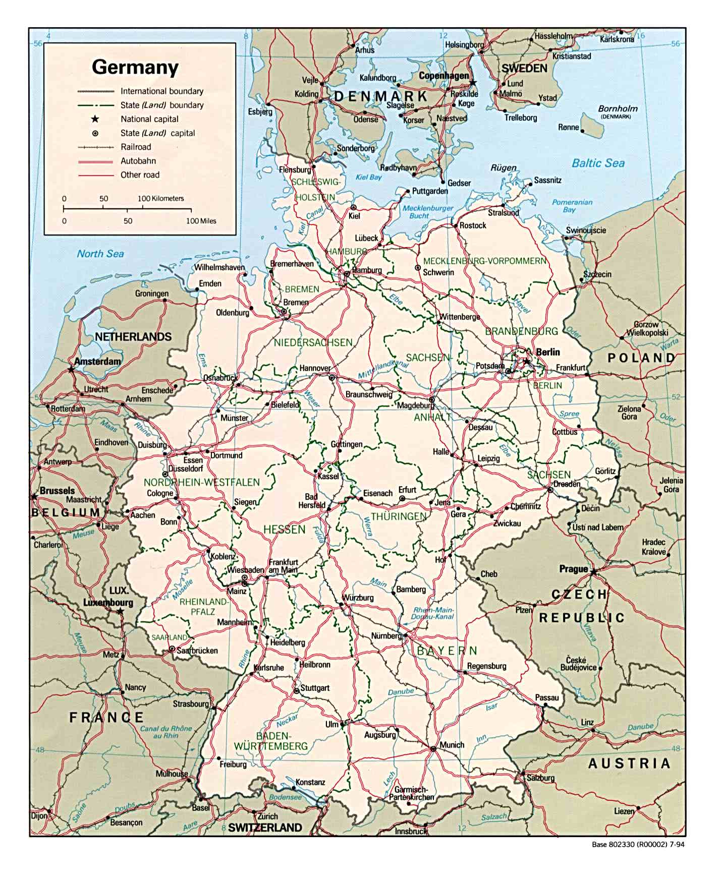 deutschland politisch karte