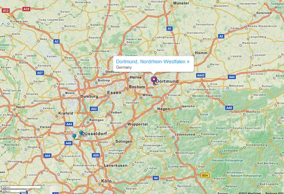 deutschland Dortmund karte