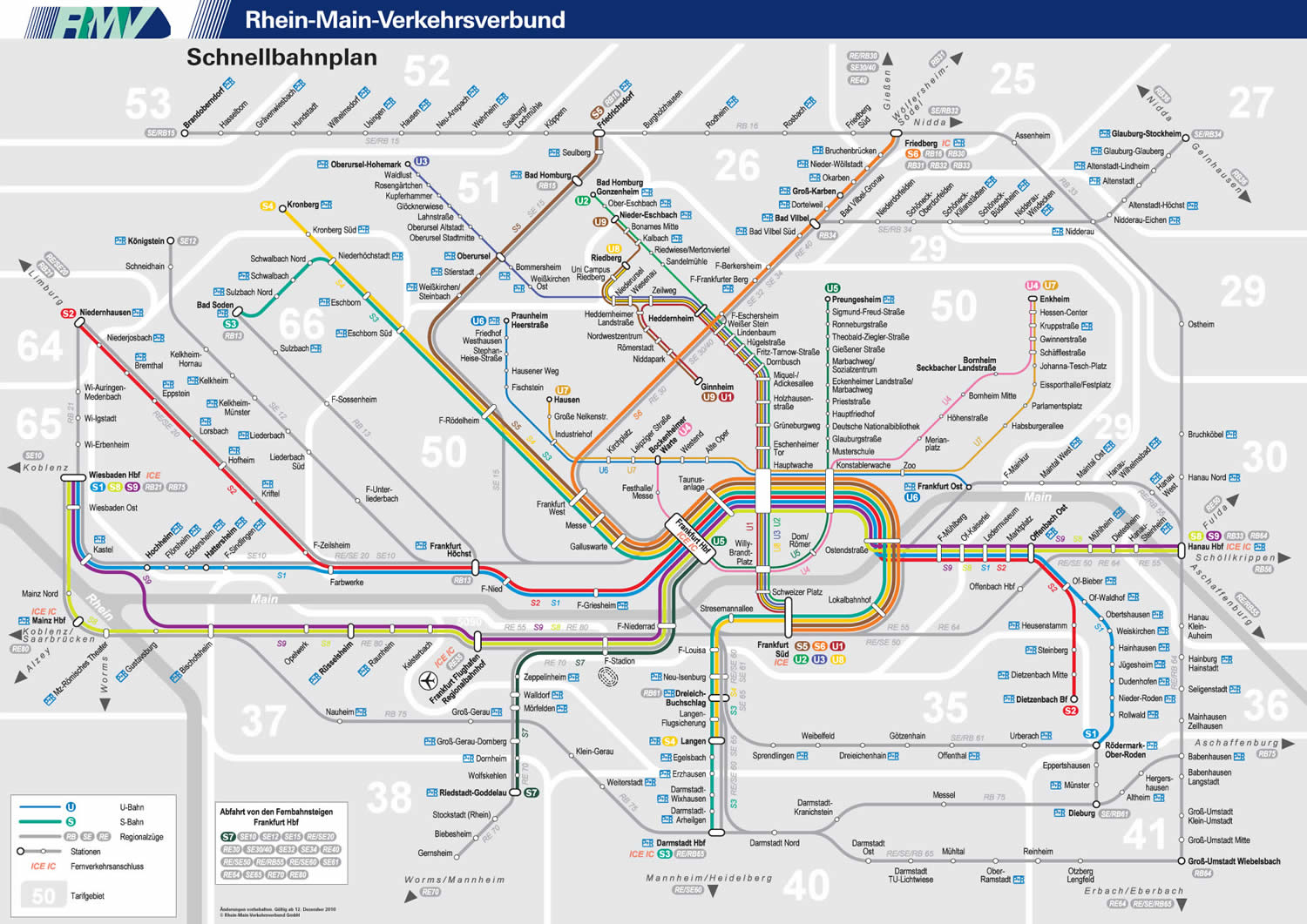 frankfurt metro karte