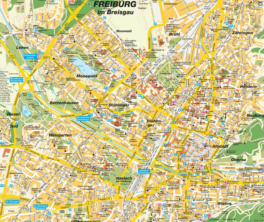 Freiburg karte