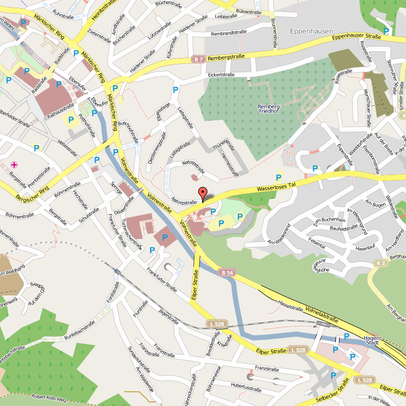Hagen stadt karte