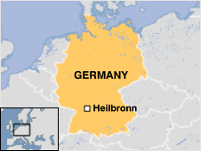 Heilbronn deutschland karte