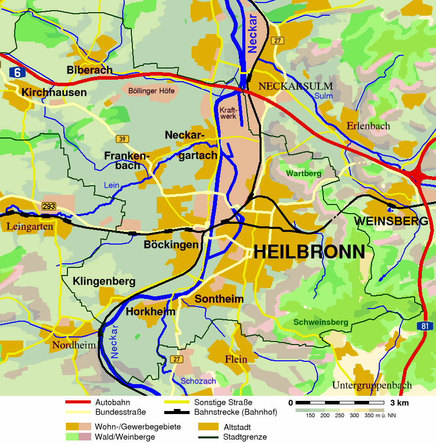 Heilbronn karte