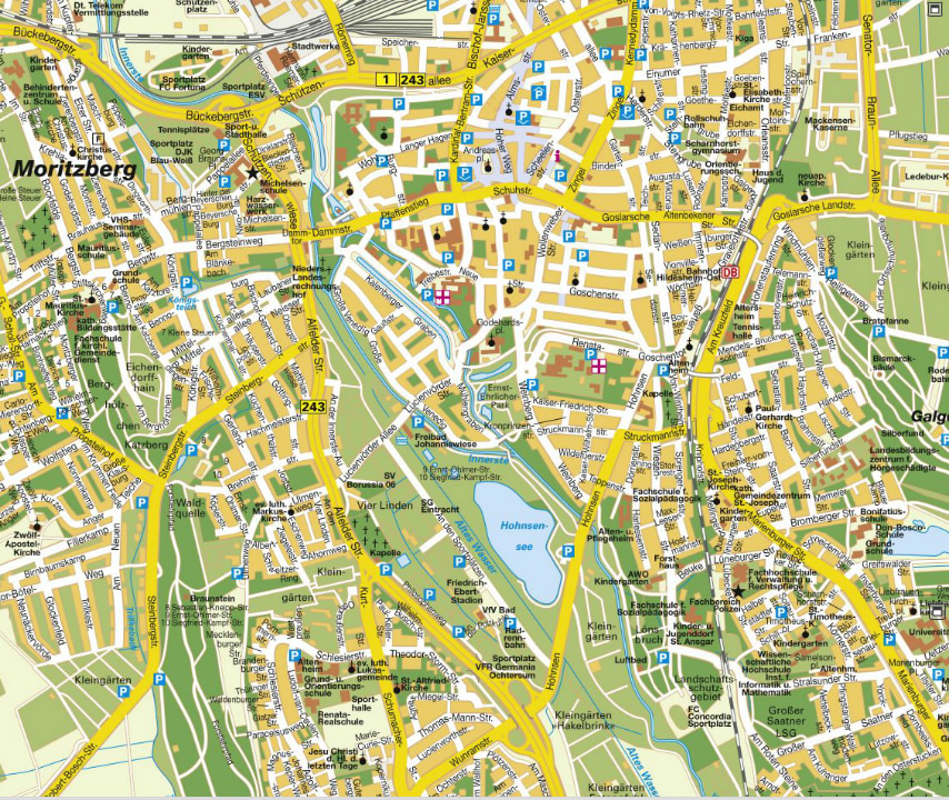 Hildesheim karte