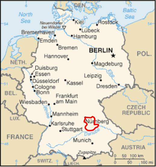 deutschland Ingolstadt karte