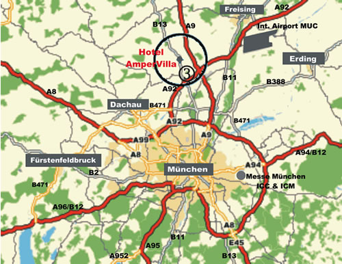 munchen Ingolstadt karte