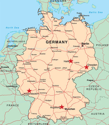 deutschland Kaiserslautern karte