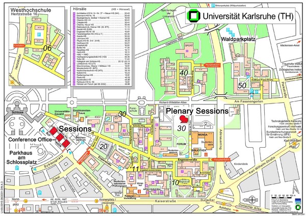 Karlsruhe university karte
