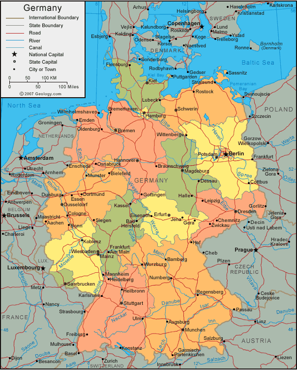 karte von deutschland