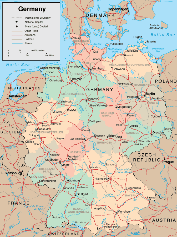 karten von deutschland