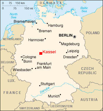 deutschland Kassel karte