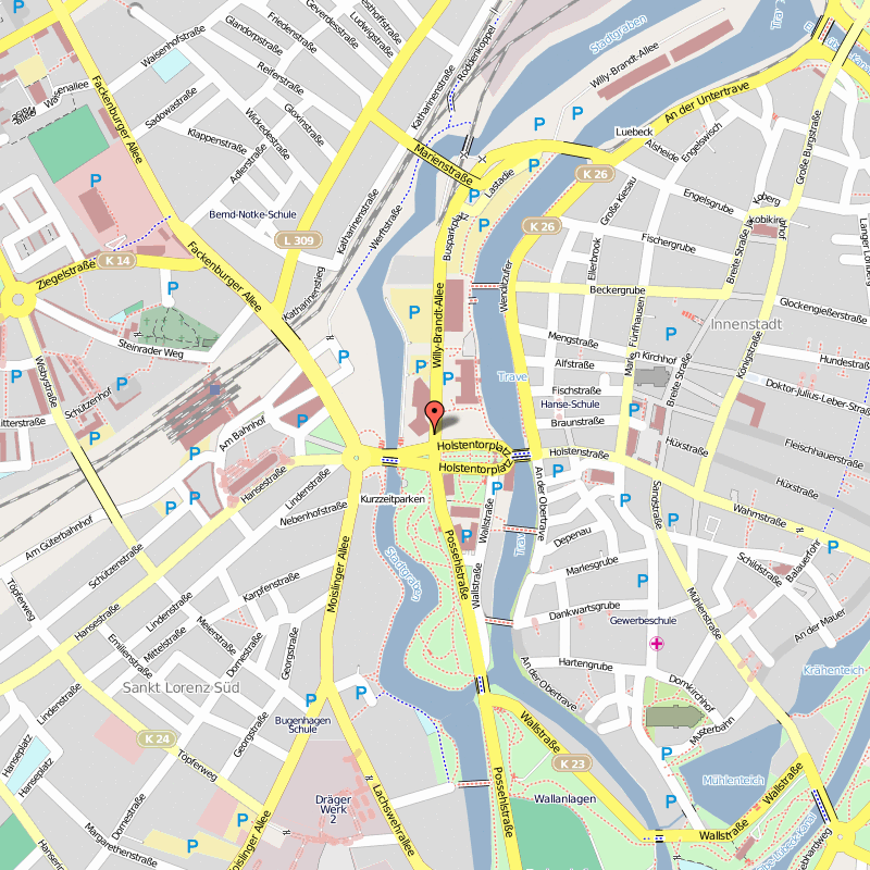 Luebeck Hotel karte