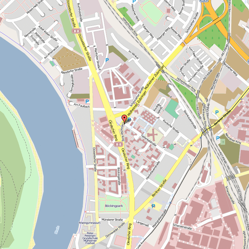 Mulheim tourist karte
