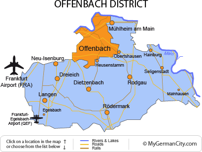 offenbach kreis karte