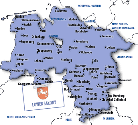 Oldenburg provinz karte