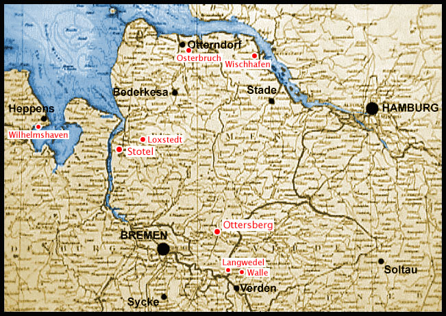 Oldenburg regional karte