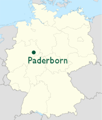 deutschland Paderborn karte