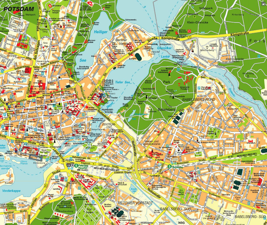 Potsdam karte