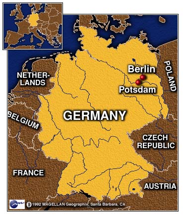 deutschland potsdam karte