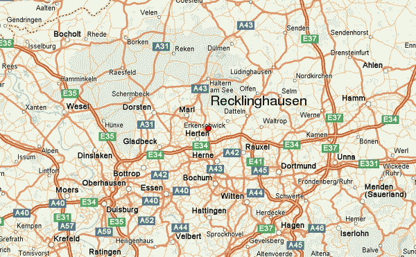 Recklinghausen route karte