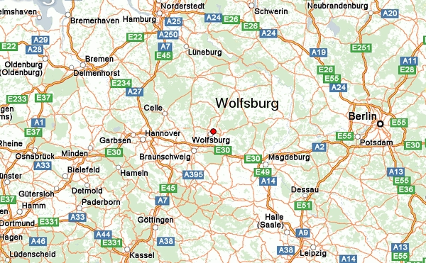 Wolfsburg karte
