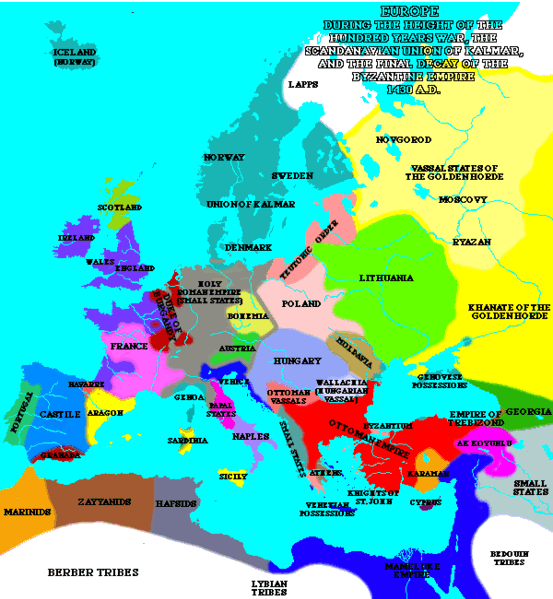 europa karte 1430