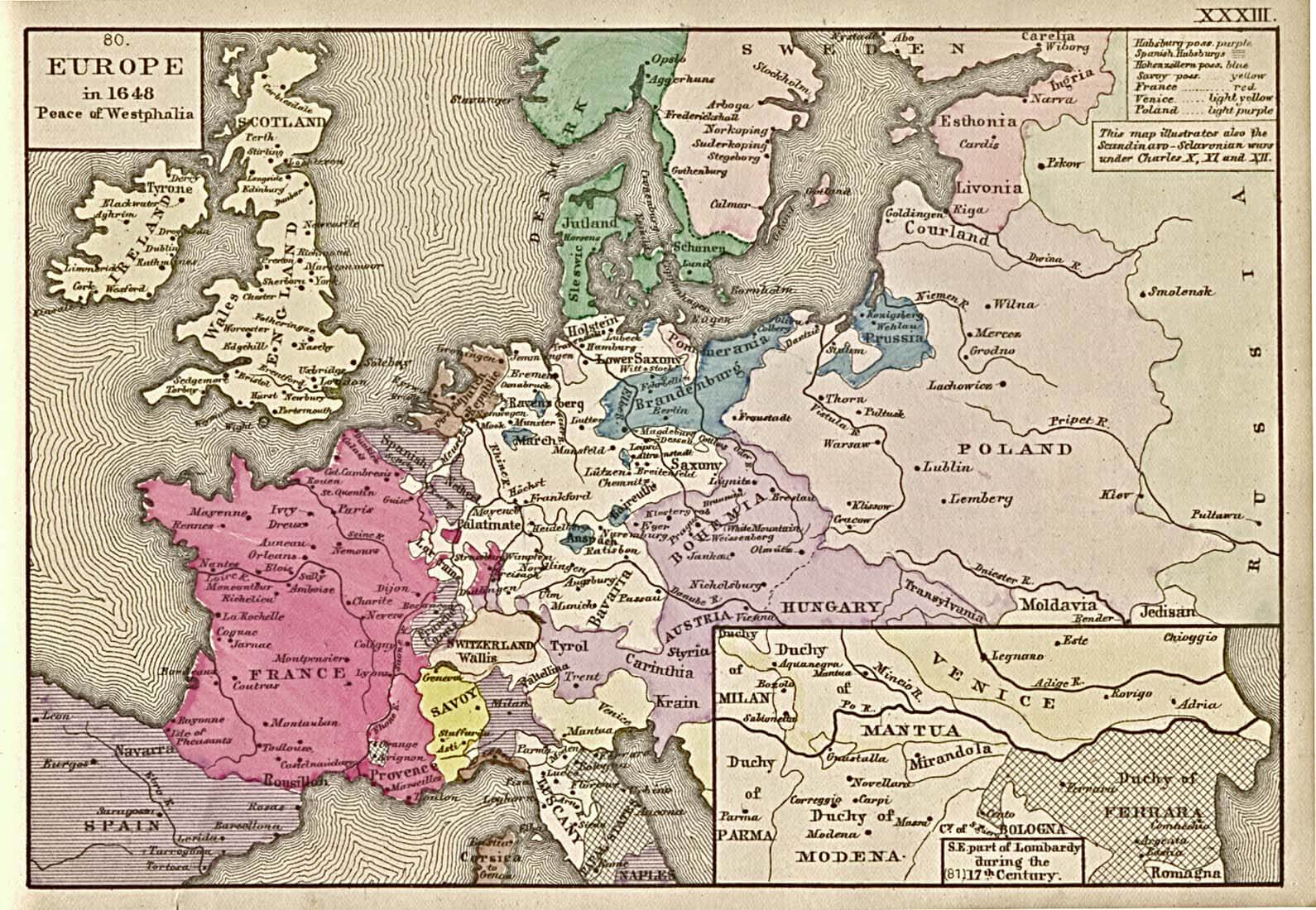 europa karte 1648 westphalia