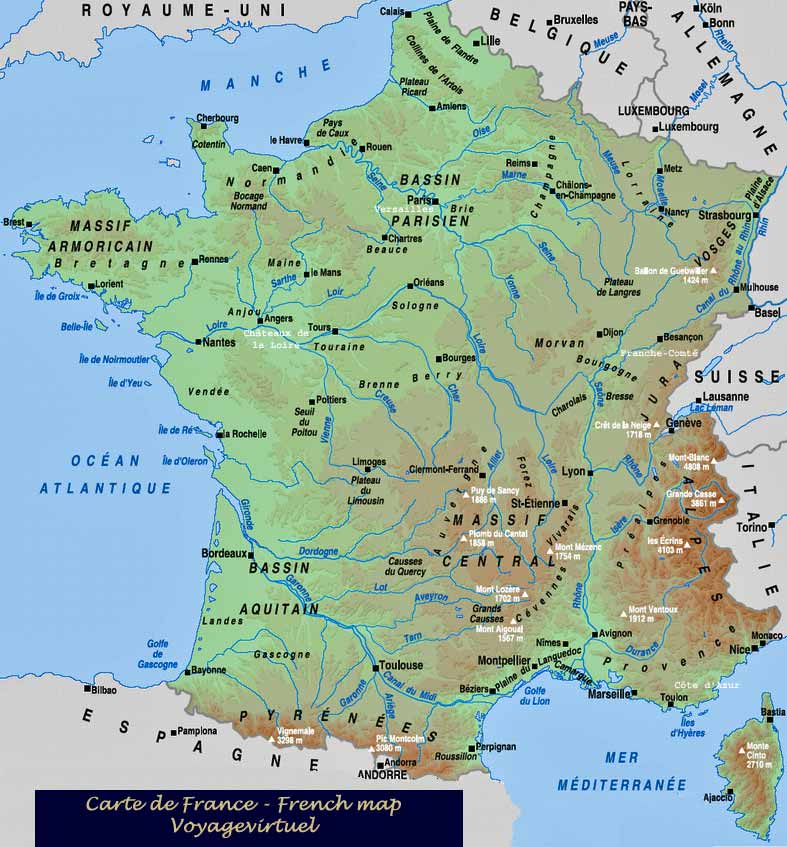 frankreich Grenoble karte