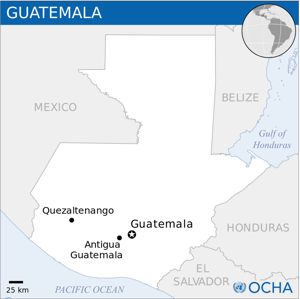 guatemala lage karte