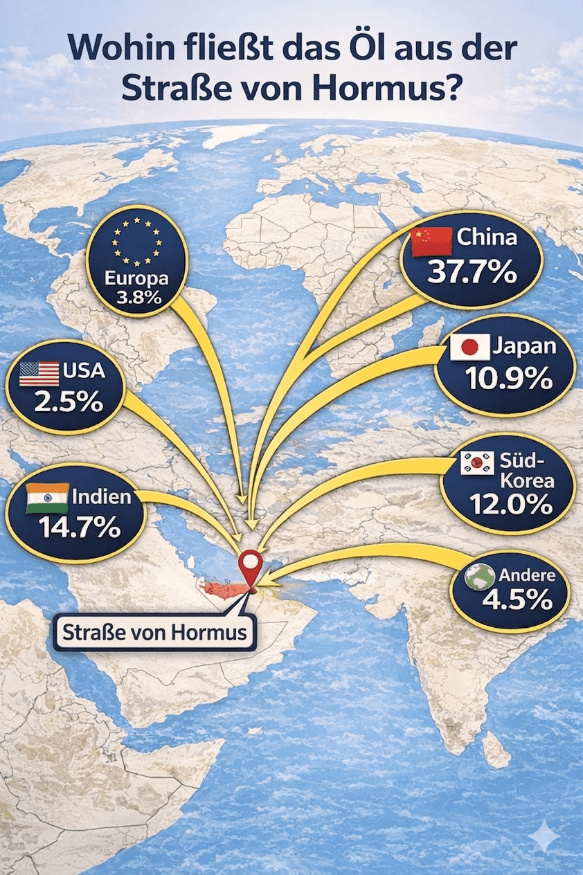wohin geht oel aus der strasse von hormus