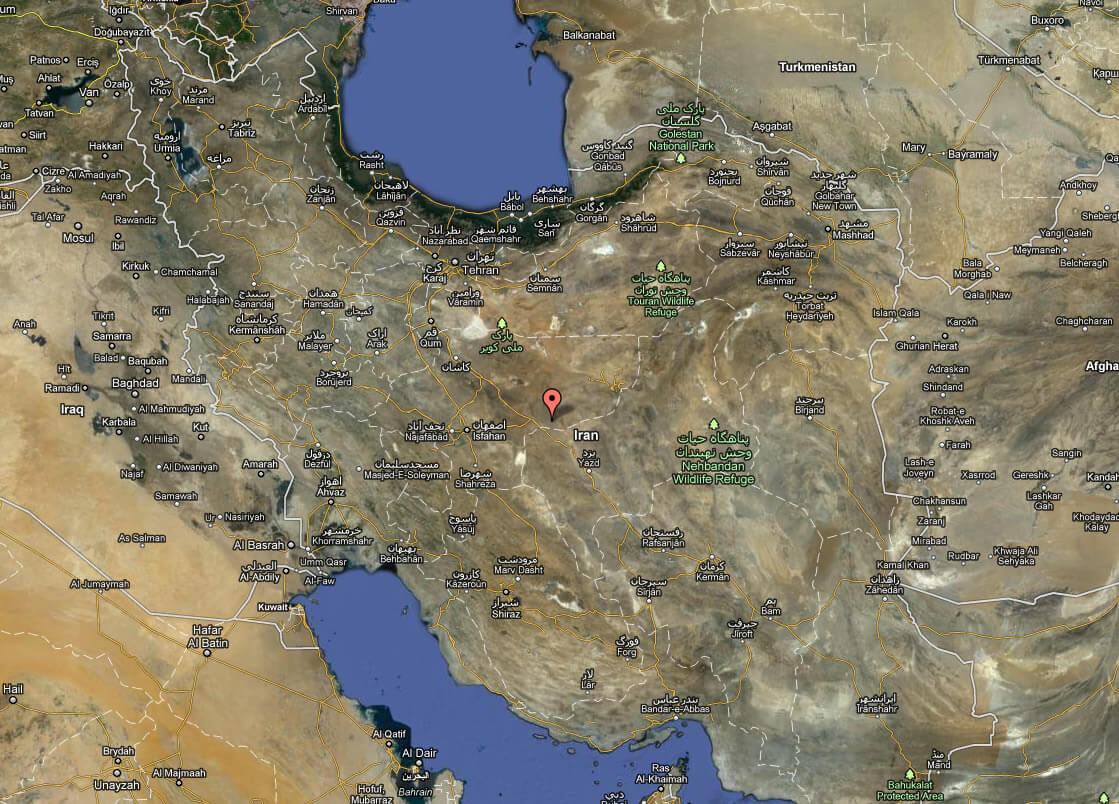 satellit bild von iran