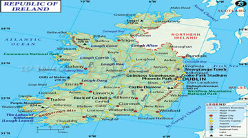 irland karte atlas