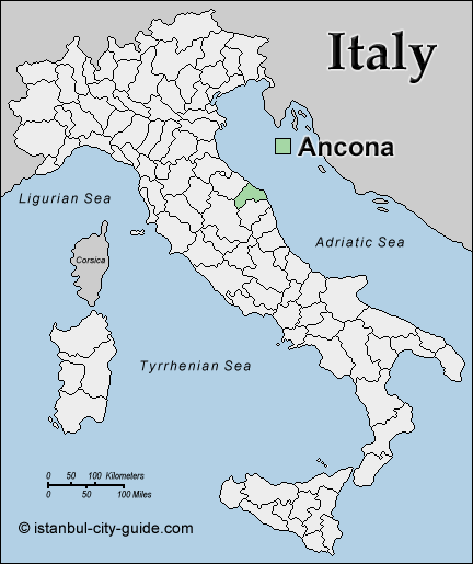 ancona italien karte