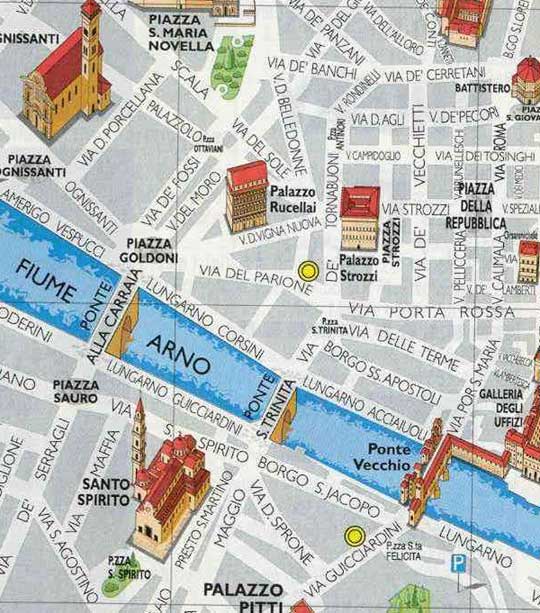 Florence tourist karte