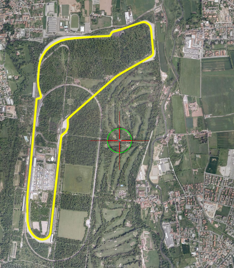 Monza satellit bild