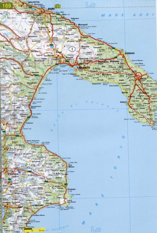 Taranto politisch karte