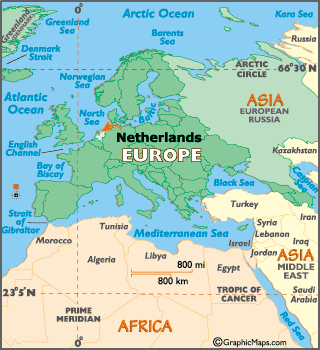 niederlande karte europa