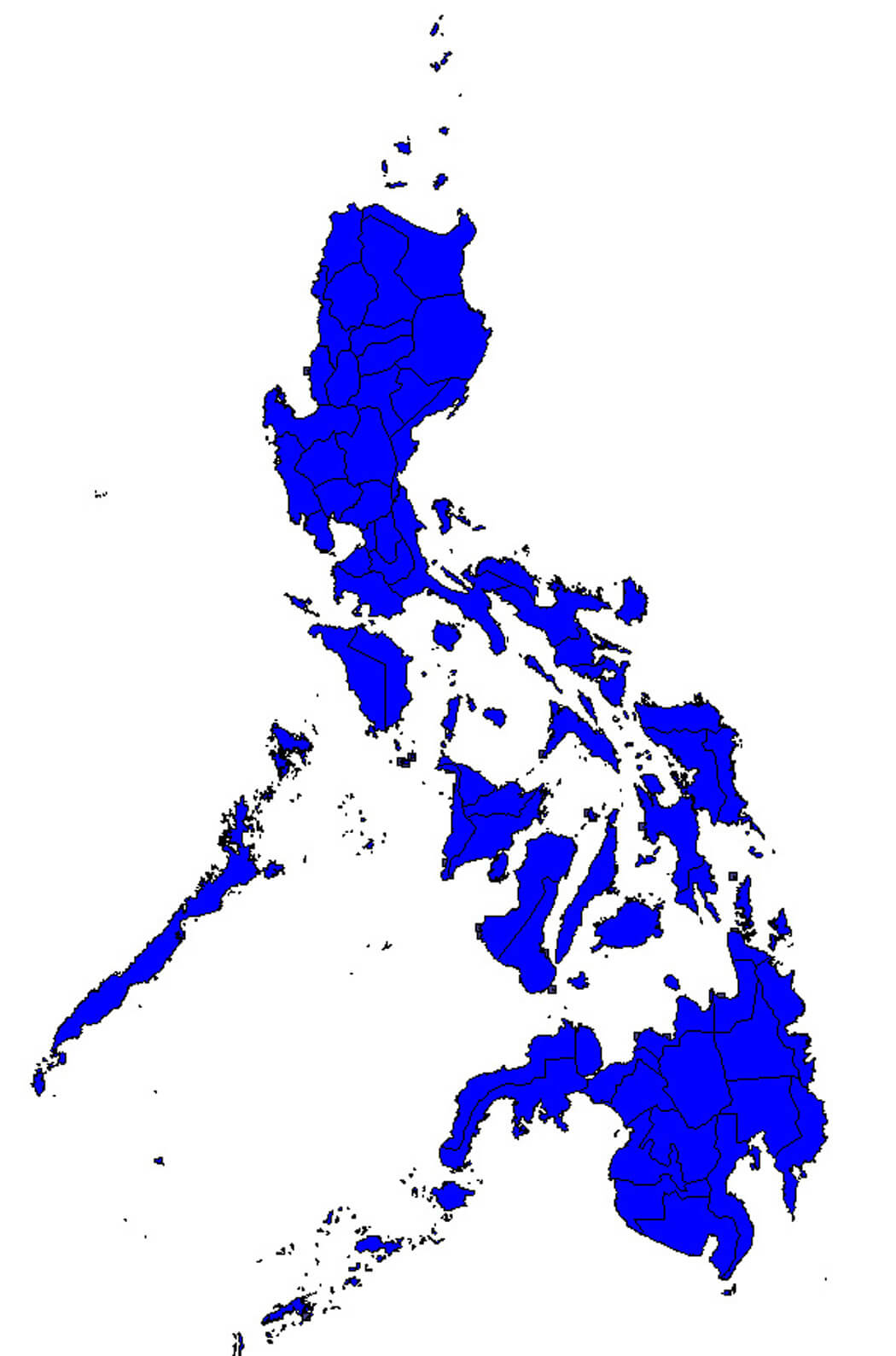 leer philippinen karte